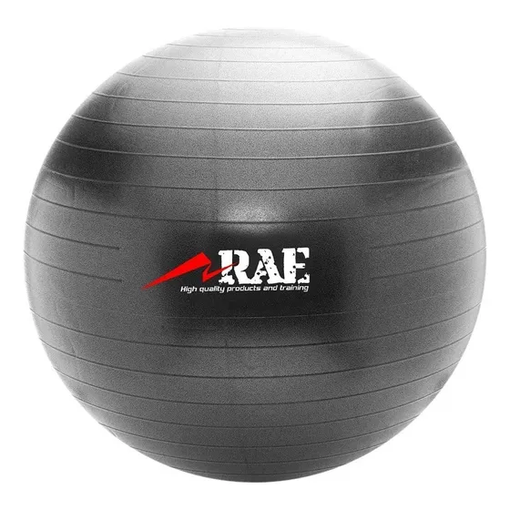 Bola Suiça De Pilates E Ginástica - Fit Ball 65 Cm - Rae Fit Cor Preto