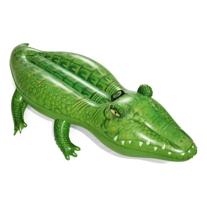 Flotador Bestway Cocodrilo 168x79cm Color Verde