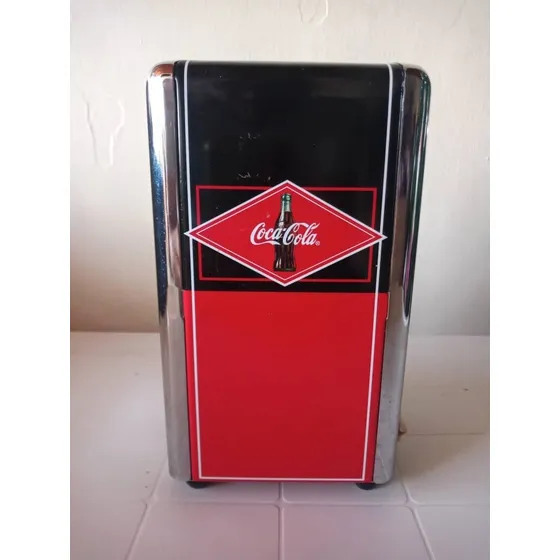 Coca Cola Dispensador Servilletas Metálico Color Rojo/negro