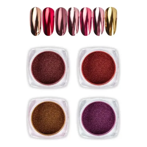 Color-changing Nail Dipping Powder Starter Kit, 4-colors