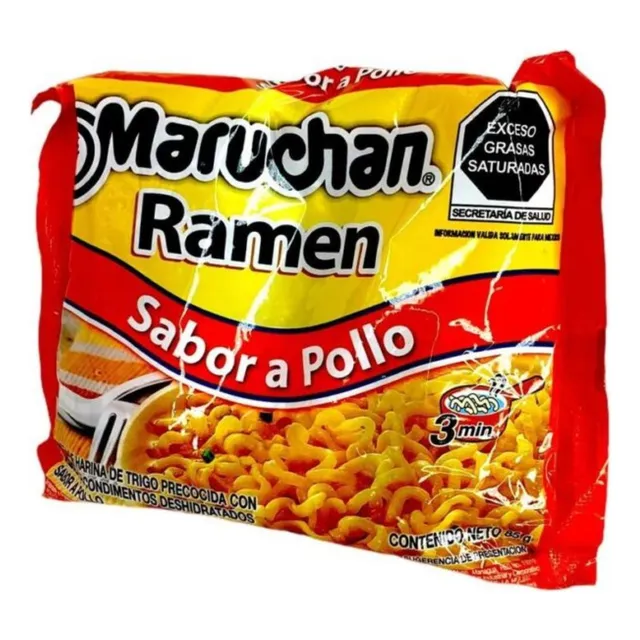 Pack 15 Sopas Ramen Maruchan Pollo