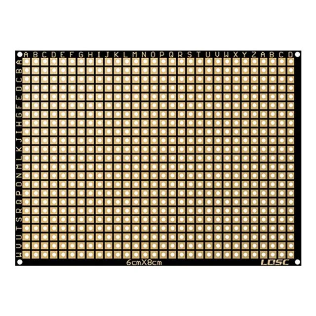 Stripboard 2.4x3.1pulgadacopperscircuit Board Doble Cara Pcb