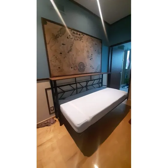 Cama Abatible Quimex Estilo Industrial