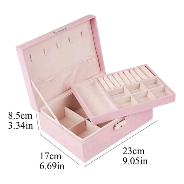 Joyero Caja Organizador Prendas Y Joyeria De Gran Capacidad