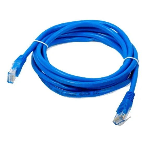 Patch Cord Qnet De 3 Pies / 90 Cms (azul, Gris)