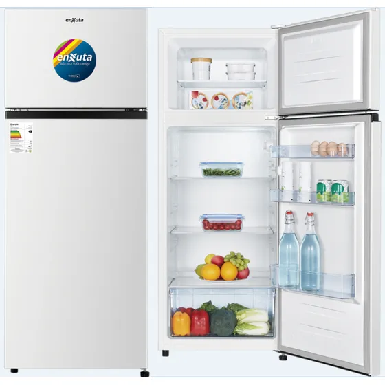 Refrigerador Enxuta Freezer Frio Humedo 205 L Renx16200fhw-1 Color Blanco