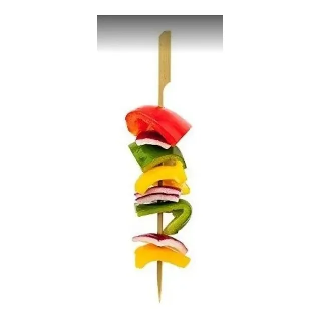 Palitos De Bambú Para Pincho  Paquete X 100 Unidades De 9cm