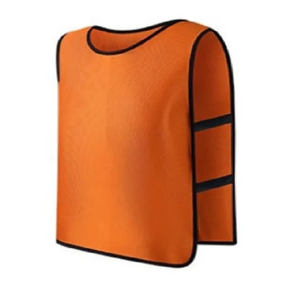 Chaleco Entrenamiento Deportes Futbol Naranja De Adulto