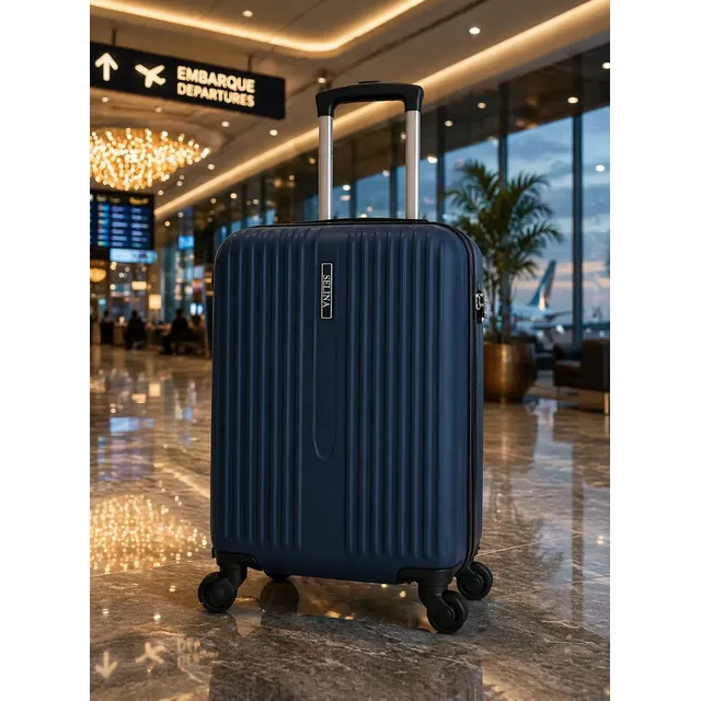 Mala De Viagem Rígida De Bordo 10kg Rodas 360° Medidas Anac