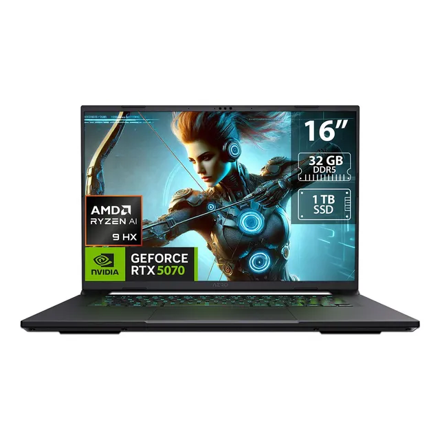 Laptop Gamer Gigabyte Aero X16; R9, 32gb, Ssd 1tb, Rtx5070