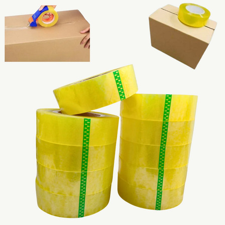 Fita Adesiva 45mm X 500m Transparente Largo 10 Rolos Fita Adesiva 45mm X 500m Transparente Largo 10 Rolos