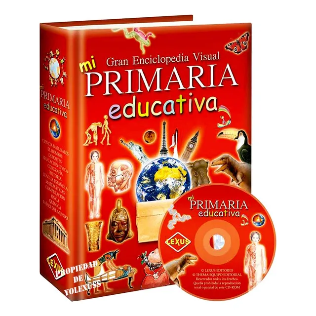 Libro Mi Primaria Educativa Gran Enciclopedia Visual + Cd