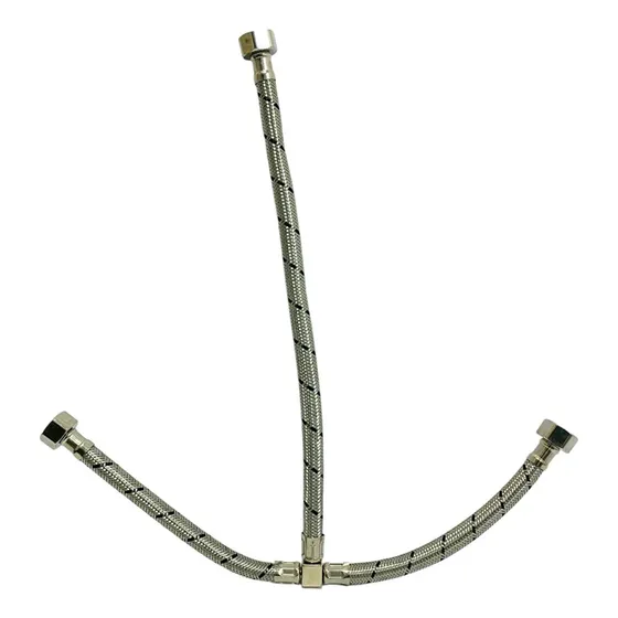 Manguera Canilla  Flexible Trenzada Tipo T De 1/2