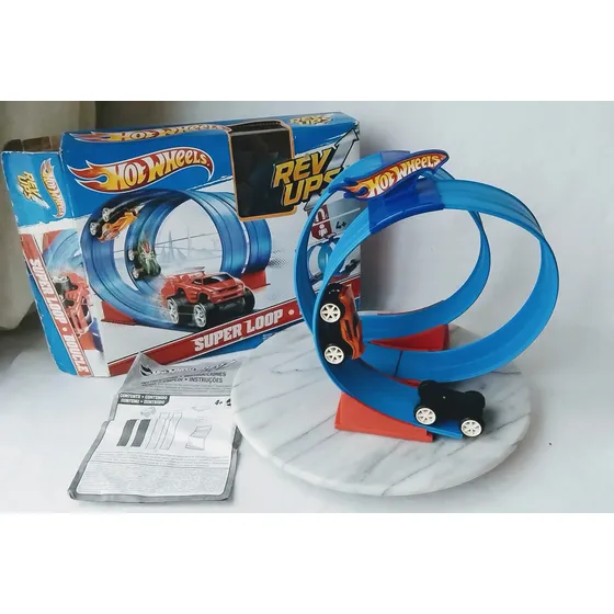 Pista Circular Hot Wheels Rev Up Super Loop