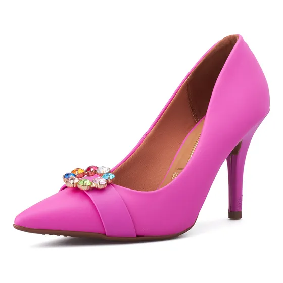 Tacón Alto Fucsia Apl Vizzano