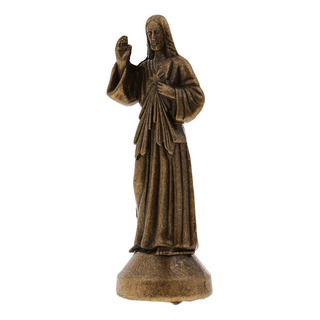 Lates Figura Religiosa Decorativa, Jesucristo, Bronce, 5 Cm Lates Figura Religiosa Decorativa, Jesucristo, Bronce, 5 Cm