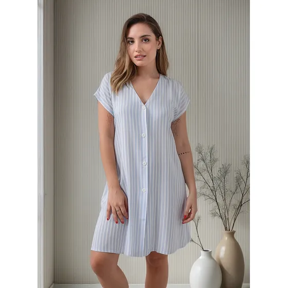 Camisa Camisola Sin Cuello Lumiere Mujer