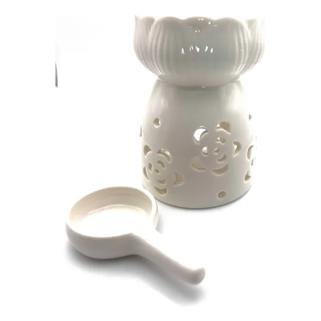 Quemador Esencias Y Velas Aromaticas Sachetero Ceramica