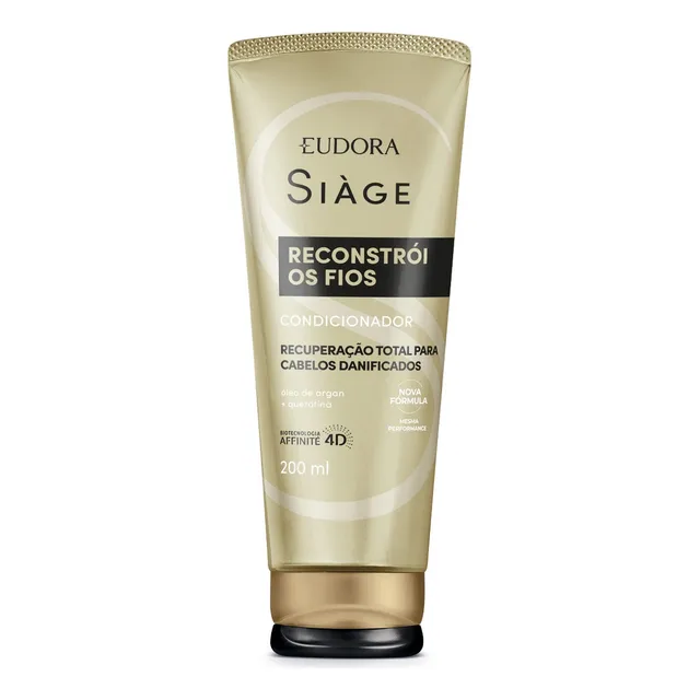 Eudora Condicionador Siàge Reconstrói Os Fios 200ml