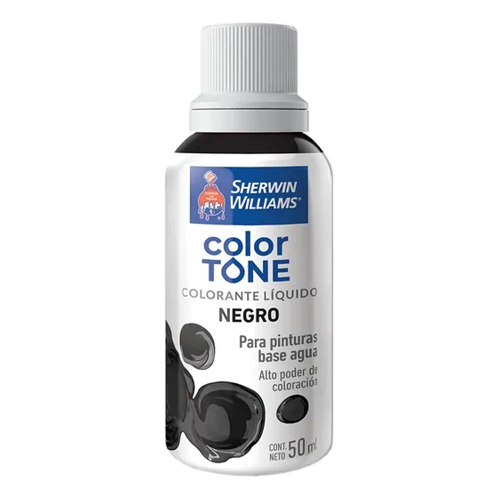Tinta Universal Concentrada 50 Ml Sherwin Williams Colores Negro Alto Poder De Coloración