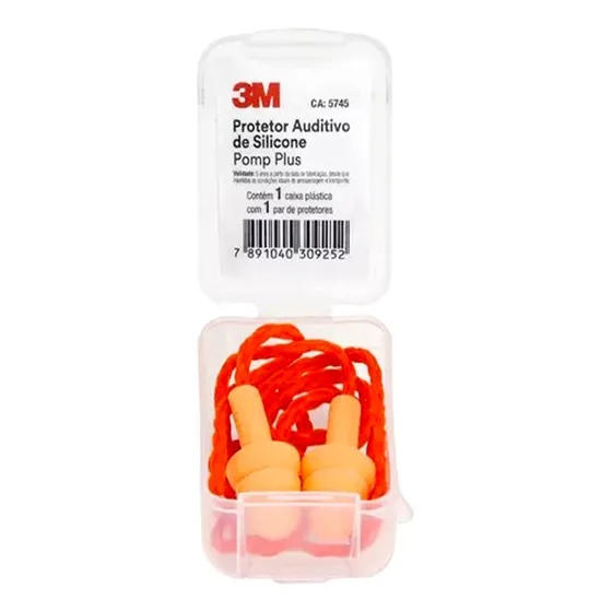 Protetor Abafador Auricular 3m Auditivo Kit C/10 19db