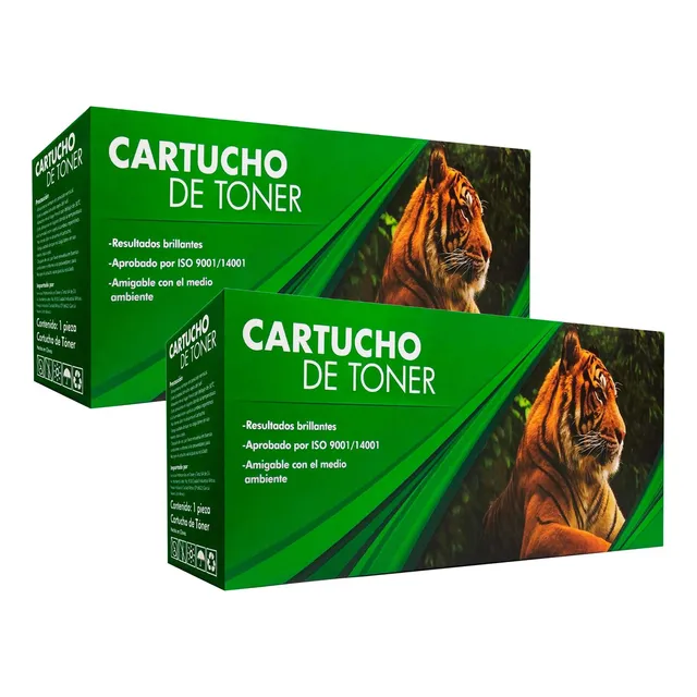 Pack 2 Toner Compatible Con 85a 35a 36a M1132 P1102w p1109w Tinta Negro