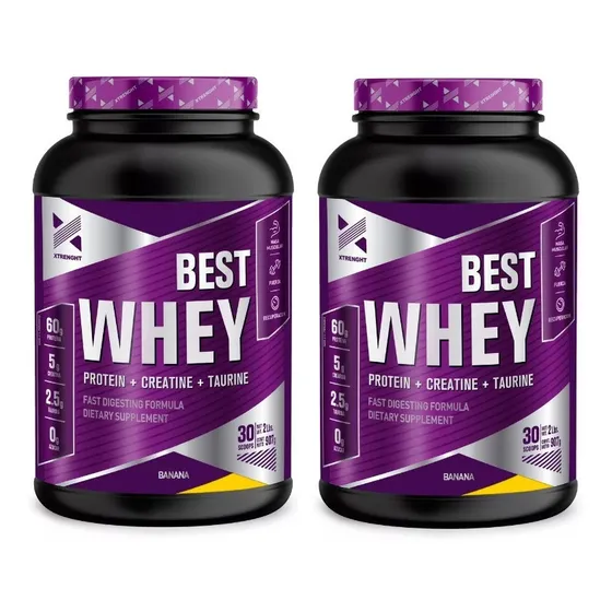 Combo Proteina Xtrenght Best Whey X 2u.