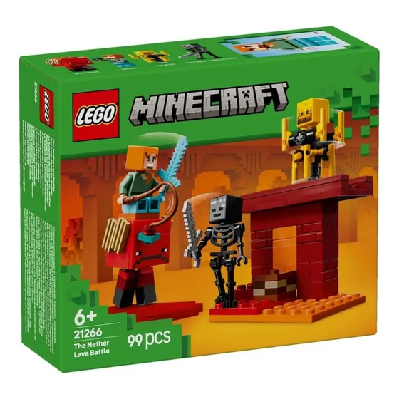 Lego La batalla de la lava en el abismo 21266