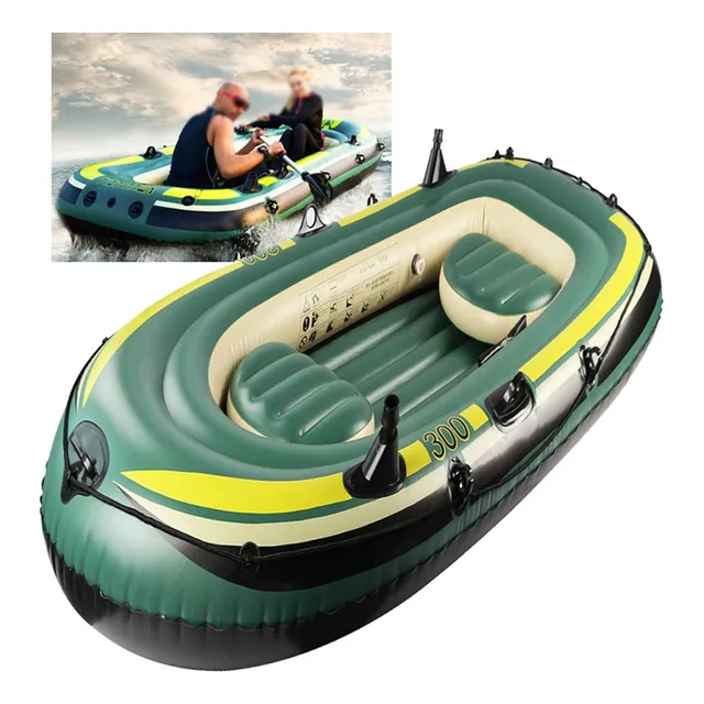 Barco Marino Inflable Pvc Colchon Aire Bote Pesquero Balsa 3
