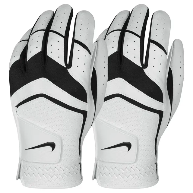 Nike Dura Feel Guante Golf (2-pack) (blanco) Medium-large