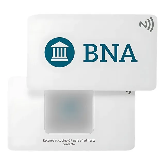 Tarjeta Nfc/qr Personalizada Monocard