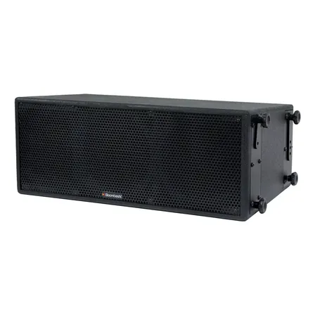 Caixa Line Array 2x10 + Driver Ti - Satélite Único Boombastic Preto