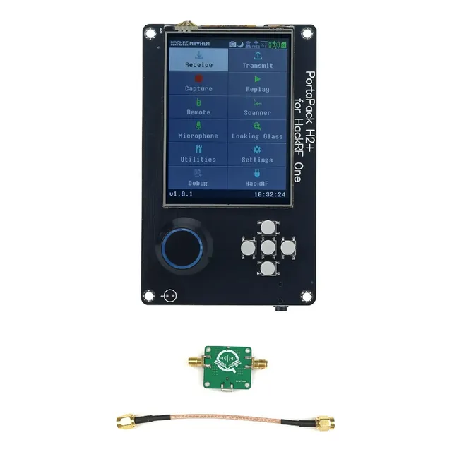 Portapack H2 Para Radio Hackrf One Sdr Lcd Táctil De 3,2 Pul
