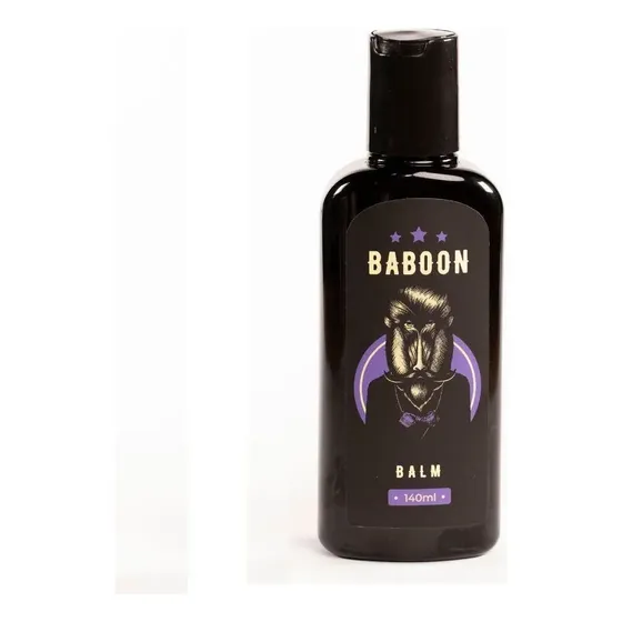 Baboon Balm Para Barba 140ml Vegano Hidratante Livre de Crueldade