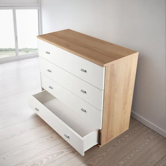 Comoda Cajonera Chifonier Dormitorio 4 Cajones