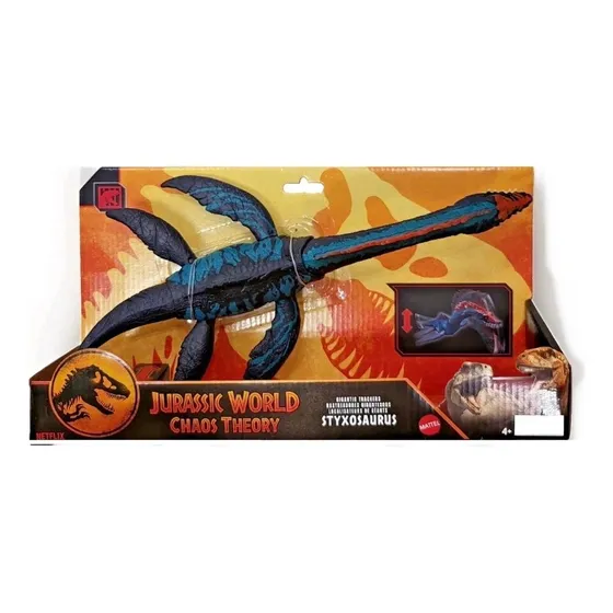 Dinosaurio Styxosaurus Jurassic Chip World 35 Cm Mattel