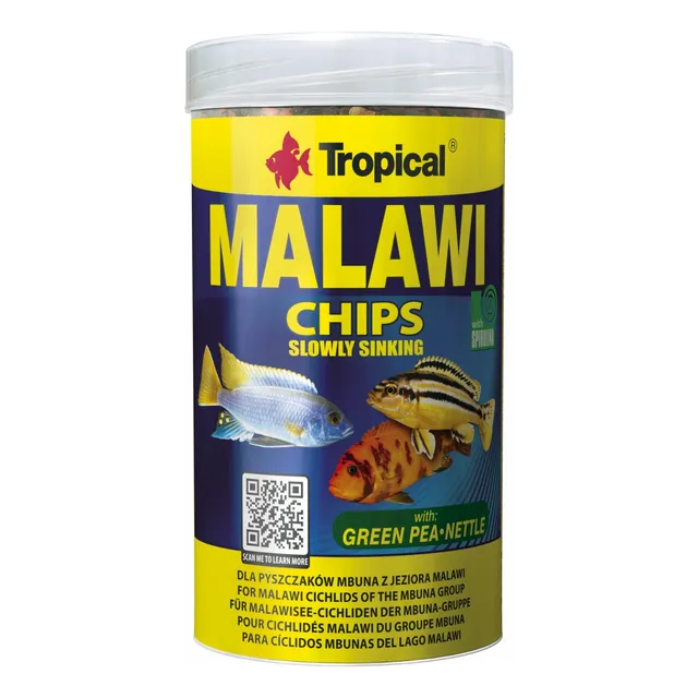 Tropical Malawi Chips Slowly Sinking 130gr Ciclido Africano
