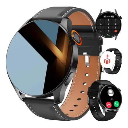 RELOJ INTELIGENTE SMARTWATCH DEPORTIVO LLAMADAS BLUETOOTH NEGRO MILANÉS