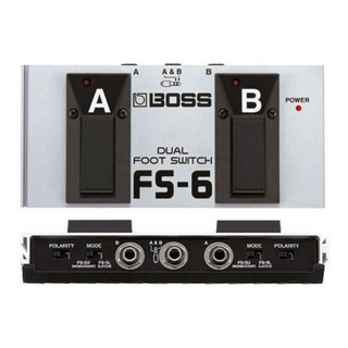 Pedal Dual Footswitch Interruptor Boss Fs-6 Pedal Dual Footswitch Interruptor Boss Fs-6
