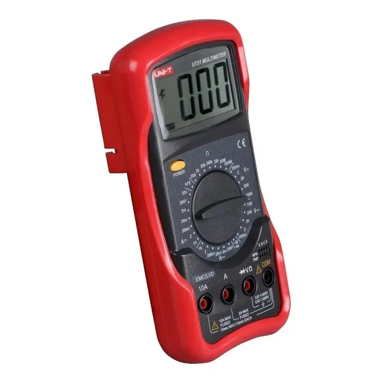 Multímetro Tester Digital Uni-t Ut51 Resistencia Ac/dc Ohm