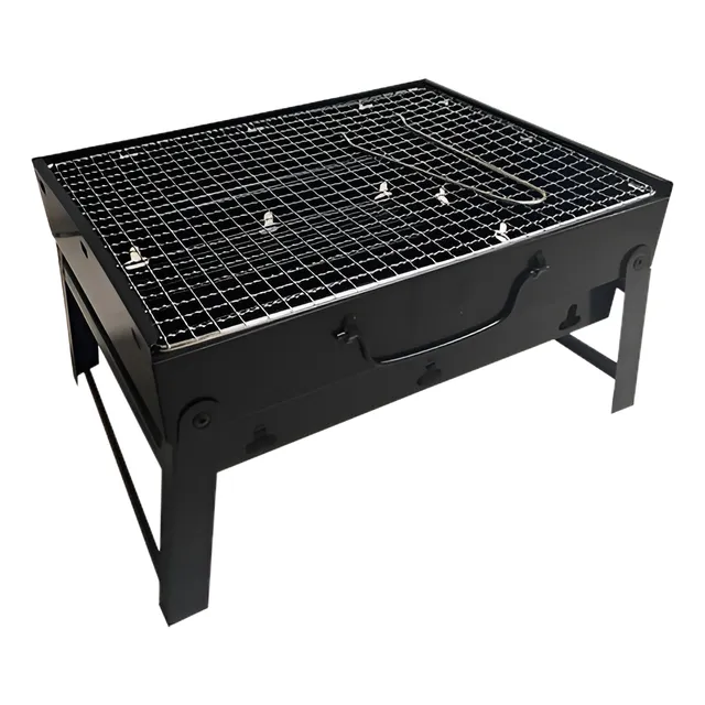 Parrilla Plegable A Carbón Portatil Jardin Picnic Camping