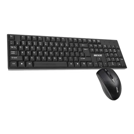 Kit De Teclado Y Mouse Mixie 70s Usb Para Pc Oficina 