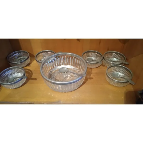 Juego Envases De Cristal 