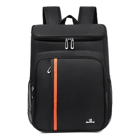 Mochila Térmica Grande Capacidade Trabalho E Escola Preto