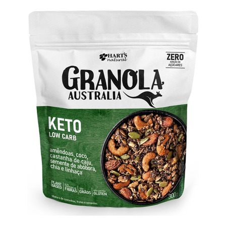 Granola Hart's Natural Keto Em Pouch 300 G Granola Hart's Natural Keto Em Pouch 300 G
