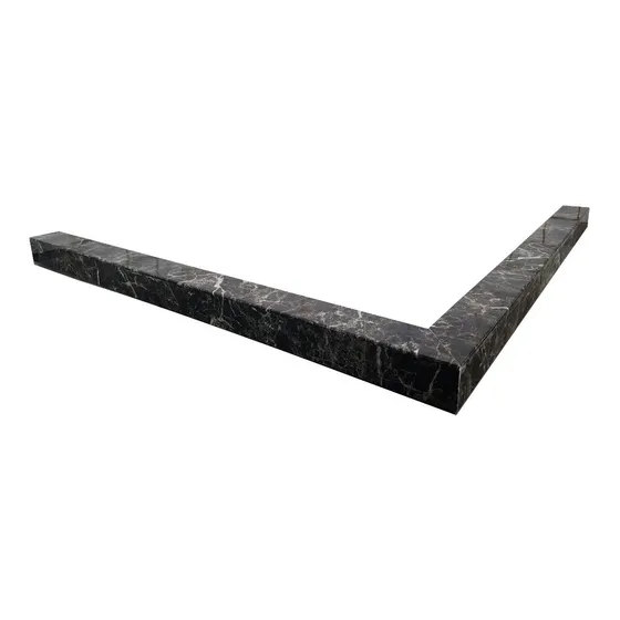 Zócalo Divisor Ducha Simil Porcelato Recto De 80 Cm2 Gorena