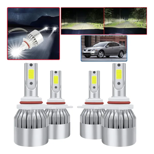 For Mitsubishi Kit Focos Delanteros De Led Luz Alta/baja