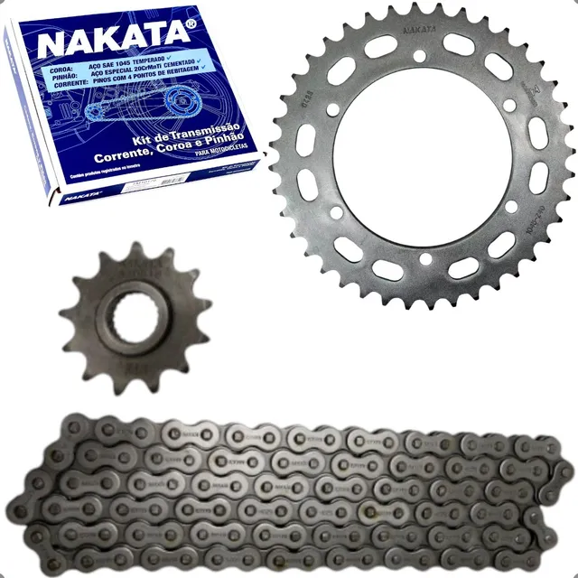 Kit Relação Coroa Pinhao Corrente Xtz Lander 250 2013 A 2020