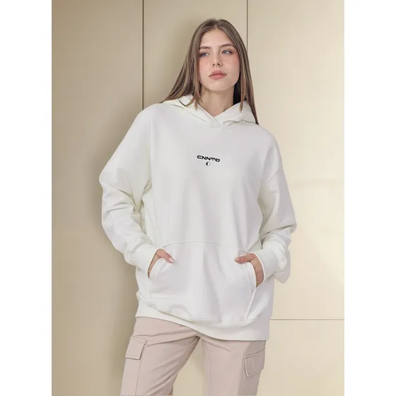 Buzo Basico De Algodon Con Capucha Connected Liso Sin Estamp