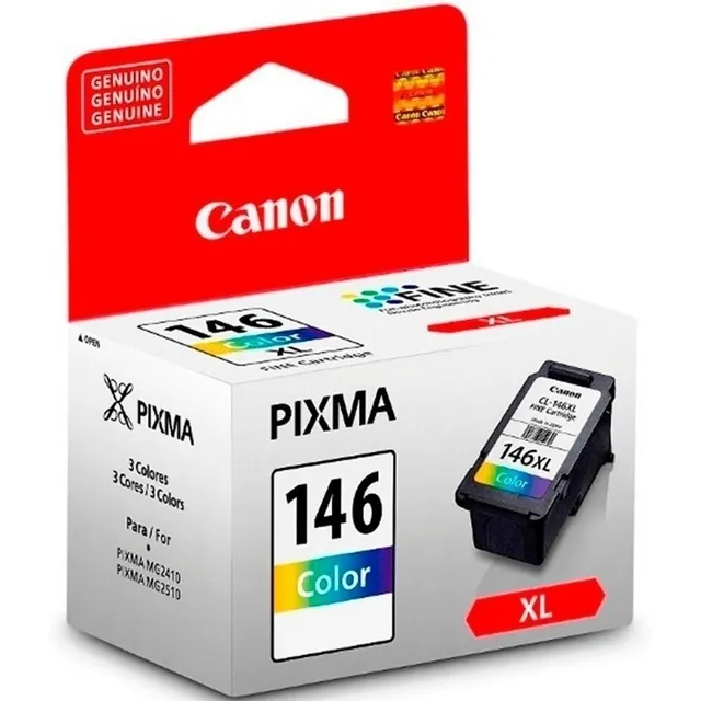 Cartucho De Tinta Canon Cl-146 Xl Color 8276b001a 300pag